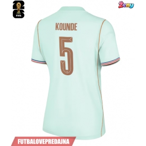 Lacne Ženy Futbalové dres Francúzsko Jules Kounde #5 MS 2026 Krátky Rukáv - Preč